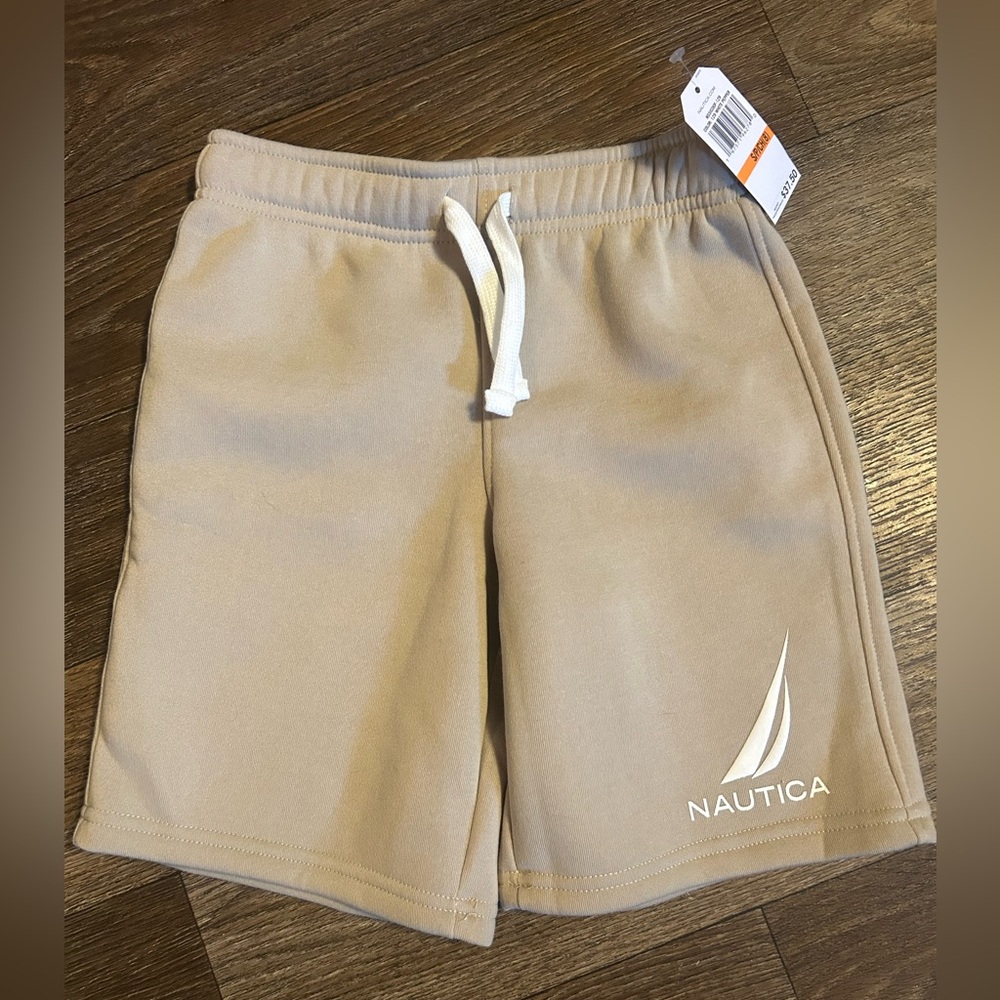 NWT Nautica Boys Beige Drawstring Shorts